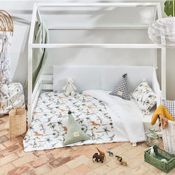 Bimbidreams Σετ Κούνιας Montessori Africa Λευκό 4τμχ