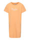 Children's Dress Short Sleeve Orange