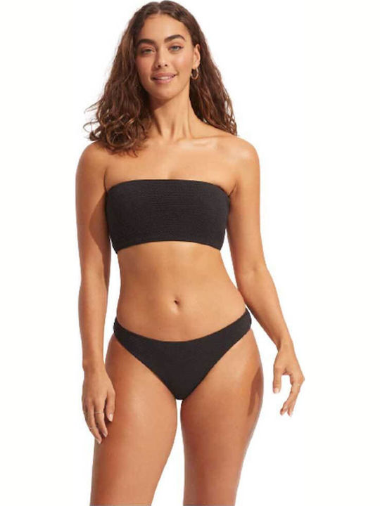 Seafolly Бикини Триъгълник Черен