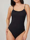 Lingerie Spaghetti Strap Bodysuit Black