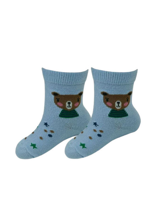 Childrenland Boys Knee-High Socks Light Blue