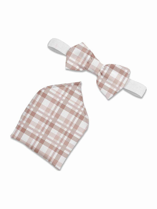 Bonjour Bebe Kinder-Set Fliege mit Einstecktuch Rosa