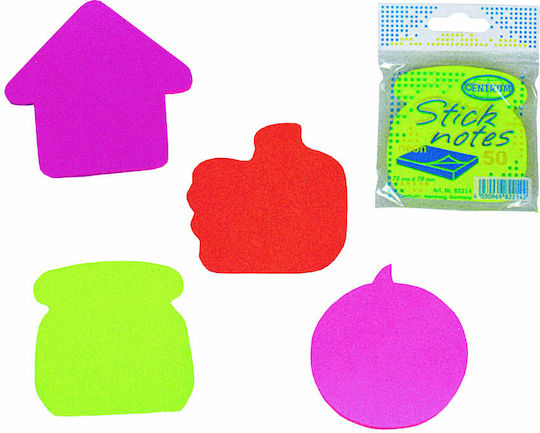 Centrum Sticky Note Pads in Cube (Μiscellaneous colours)