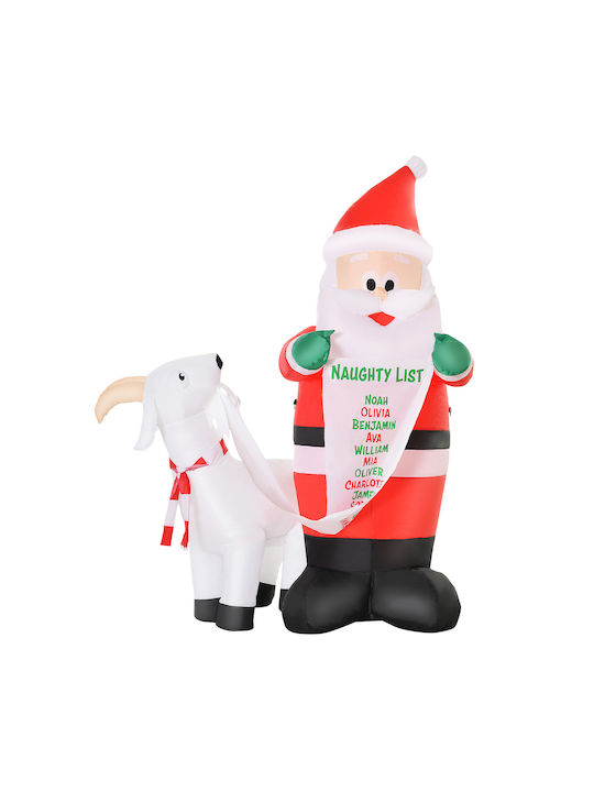 Outdoor Inflatable Illuminated Santa Claus Electric 180x135x85cm