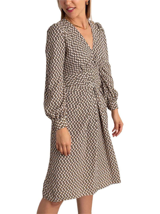 Midi Rochie Bej