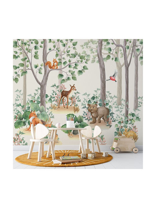 Caravelshop Embossed Kids Paper Wallpaper L450xH270cm