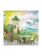 Caravelshop Embossed Kids Paper Wallpaper L450xH270cm