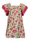 Rochie pentru Copii Mâneca scurta Floral Multicolor