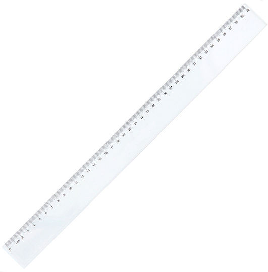 Spadi Χάρακας Πλαστικός Διάφανος 40cm