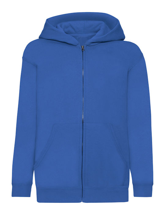 Kids Moda Kids Sweatshirt Cardigan with Hood Blue