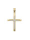 Savvidis Gold Kreuz 14K mit Kette