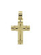 Savvidis Gold Kreuz 14K mit Kette