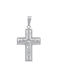 Savvidis White Gold Cross 9K with Chain