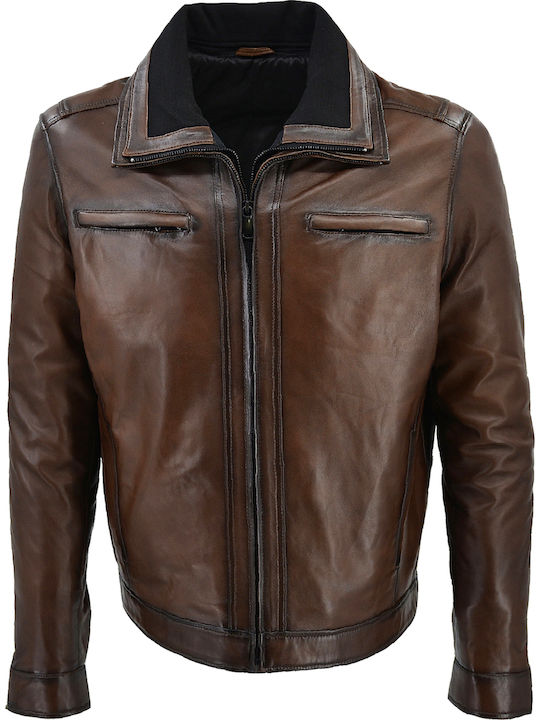 Leather Jacket Brown