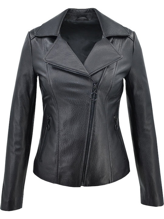 Dermatina 100 Piele Jachetă de femei Biker Jack...