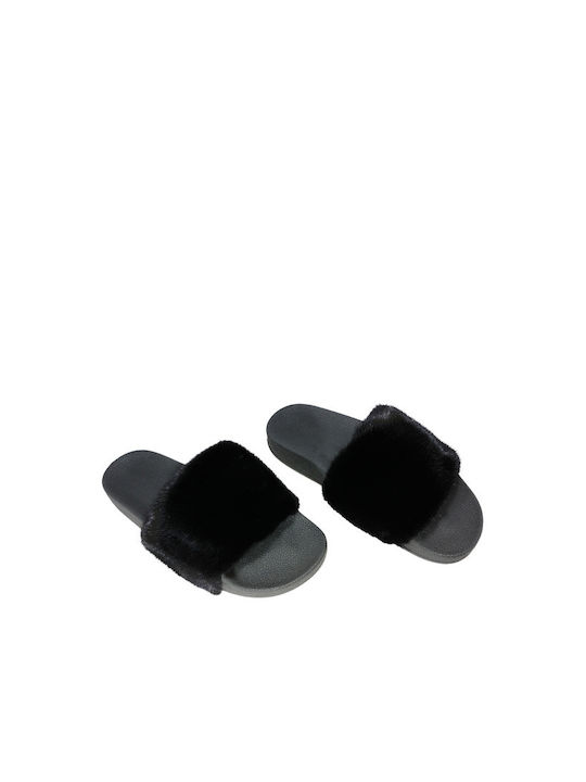 Leatherland Damen Flache Sandalen in Schwarz Farbe