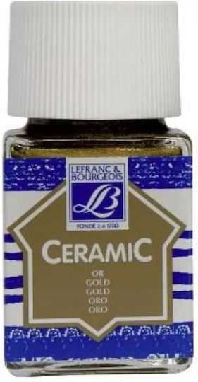 Lefranc Bourgeois Craft Pigment Gold for Porcelain 50ml