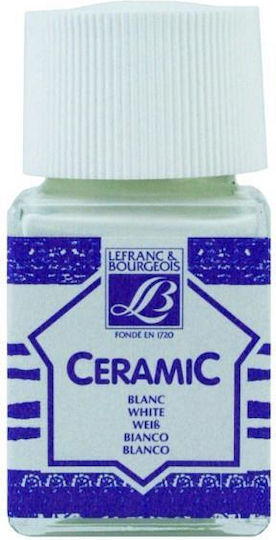 Lefranc Bourgeois Craft Pigment White for Porcelain 50ml