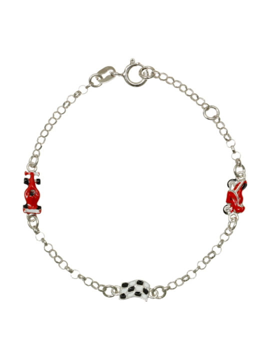 Woofie Kinderarmband Kette aus Silber