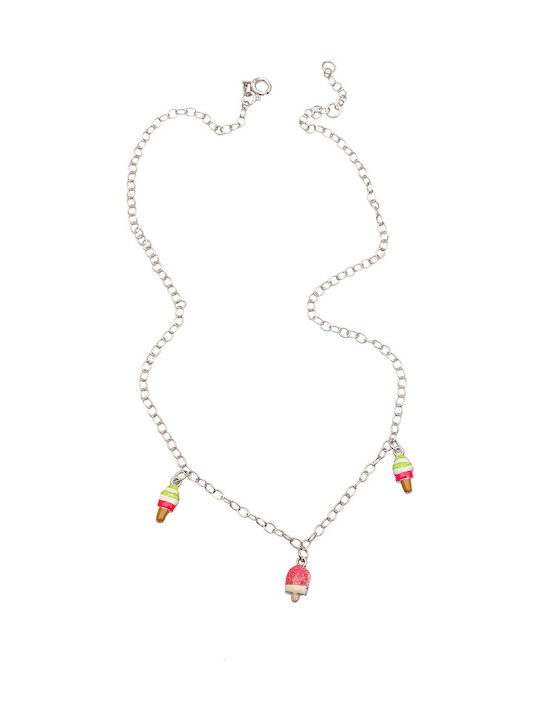 Woofie Silver Chain Kids Necklaces Family 2901