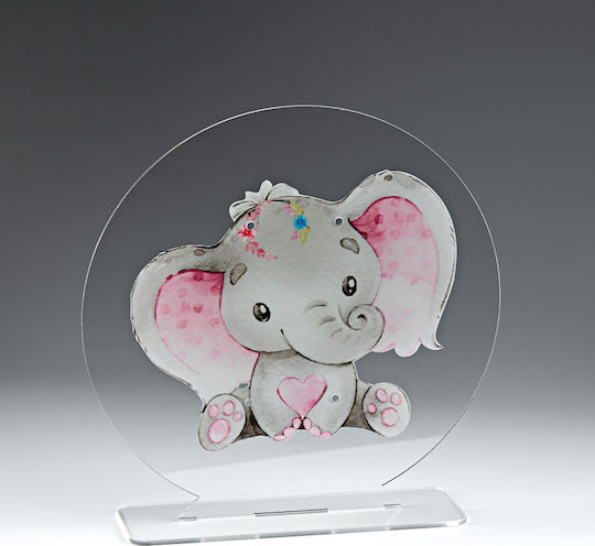 Adorex Easter Decorative Element for DIY Crafts from Plexiglass Pink Fitting Bracket