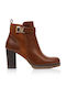 Wildleder Stiefeletten Damen Tabac Braun