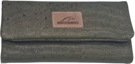 Mestango Tobacco Pouch With Magnetic Clasp 15.5x8cm Green