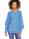 PeeKaBoo Pullover Schwangerschafts-Tops Blau