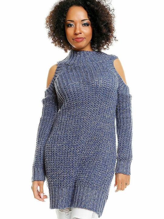 PeeKaBoo Pullover Schwangerschafts-Tops Blau