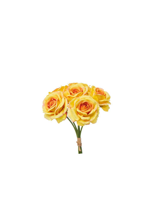 Arpimex Srl Μπουκέτο από Τεχνητά Λουλούδια Τριαντάφυλλο 35cm 6τμχ