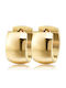 Charmy Earrings Hoops made of Steel Gold Plated