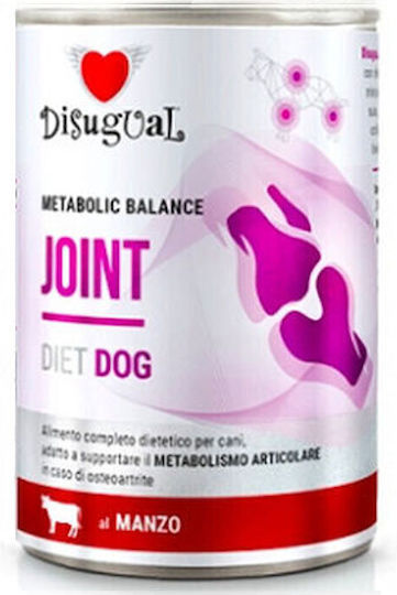 Disugual Nassfutter Hunde in Dose Diät mit Rindfleisch und Huhn Diät 400gr