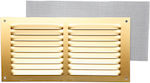 Fepre Rectangle Vent Louver with Sieve 15x30cm