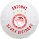 Balloon Foil Round White 43cm