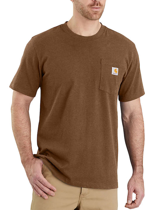 Carhartt T-Shirt Oiled Walnut Heather