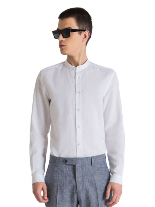 Antony Morato Men's Shirt Long Sleeve White