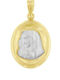 Eforo Pendant Kids Talisman with the Virgin Mary made of Gold 14K PA11400174