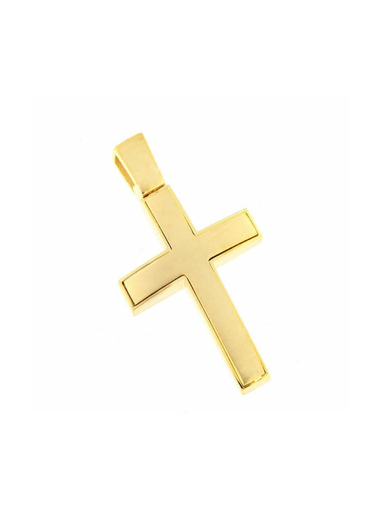 Ios Herren Gold Kreuz 14K