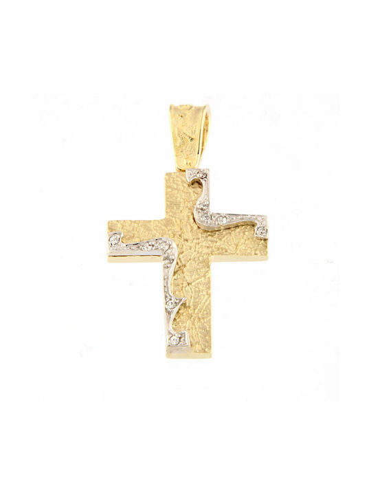 Ios Women's Gold Cross 14K