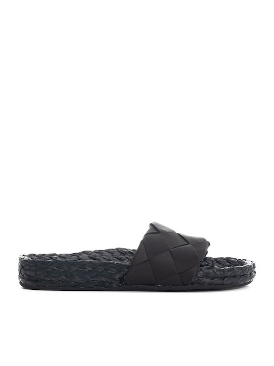 Sandale Casual Damă Din Piele Negre