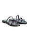 Flache Sandalen für Damen in Schwarz Farbe