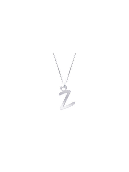 JewelStories Halskette Monogramm aus Silber