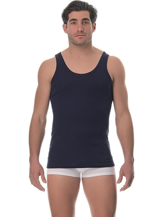 Lido Underwear Herren Unterhemden in Marineblau...