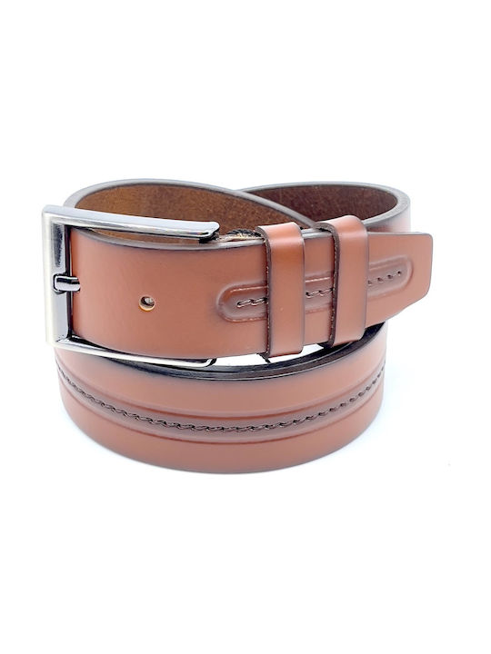 Legend Accessories Men's Leather Belt Tabac Brown