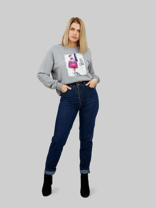 Women's Jean Trousers in Mom Fit
