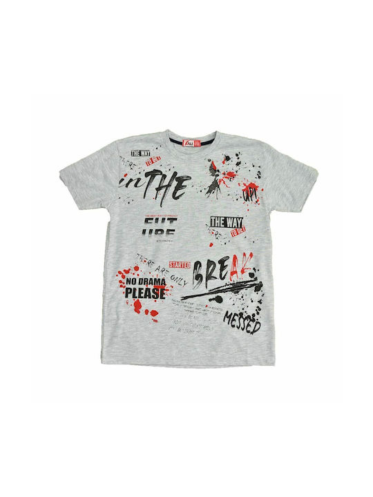 Potre Kinder-T-Shirt Gray