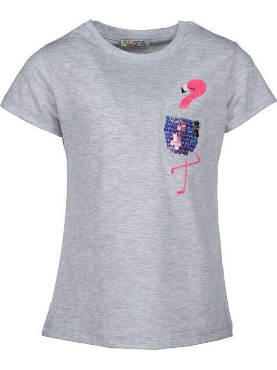 Kinder-T-Shirt Gray