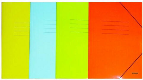 Typofix Folder with Rubber Band and Ears for Paper A4 Orange