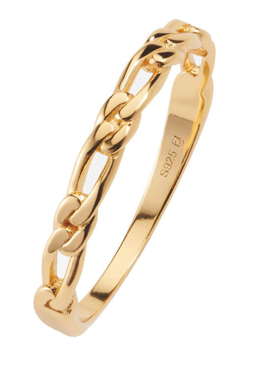 Aleyolé Damen Ring aus Silber Vergoldet