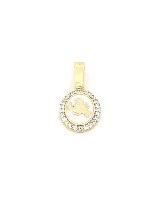 Kagioglou Kinder Amulette Gold 9K Kagioglou Kinder Amulette Gold 9K
